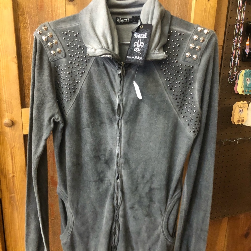 Vocal made in the USA . Distressed with spikes